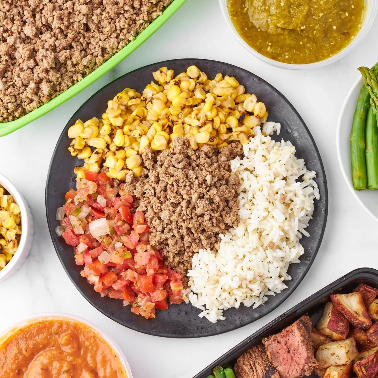 Serving inspiration for Cheeseburger Bowls