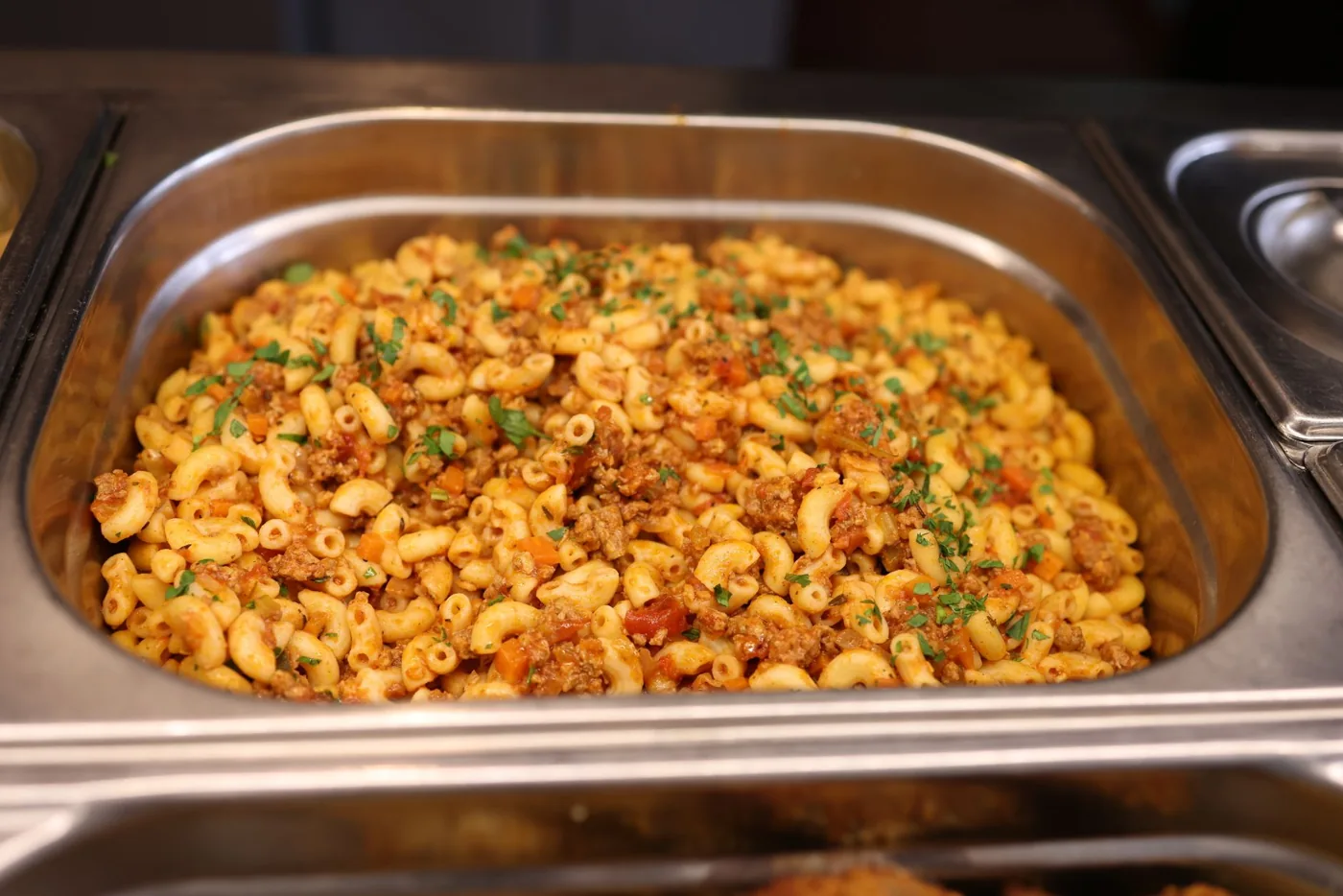 Serving inspiration for Cheesy Taco Pasta