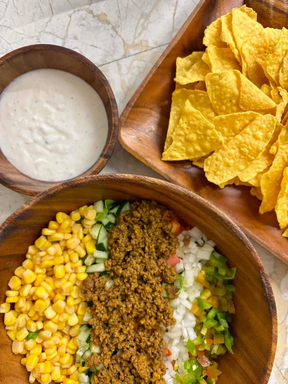 Serving inspiration for Cheesy Taco Rice