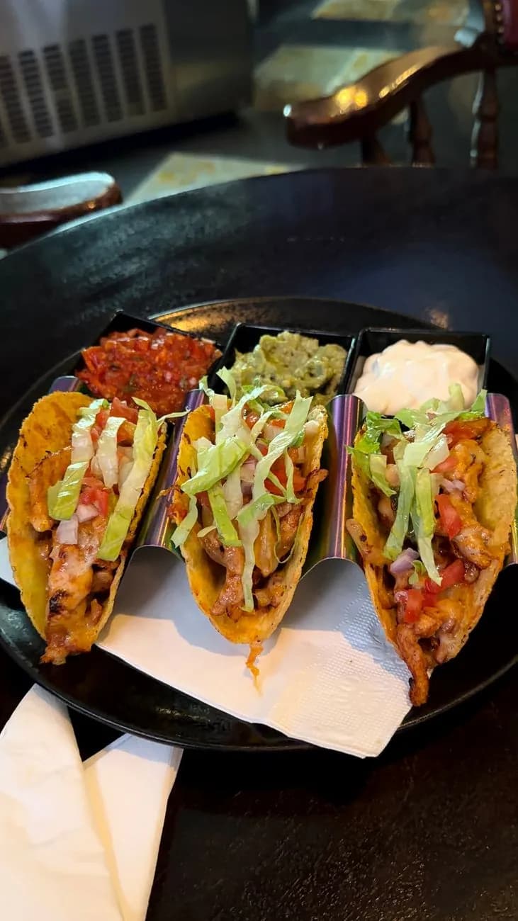 Serving inspiration for Chicken Avocado Crisp Tacos