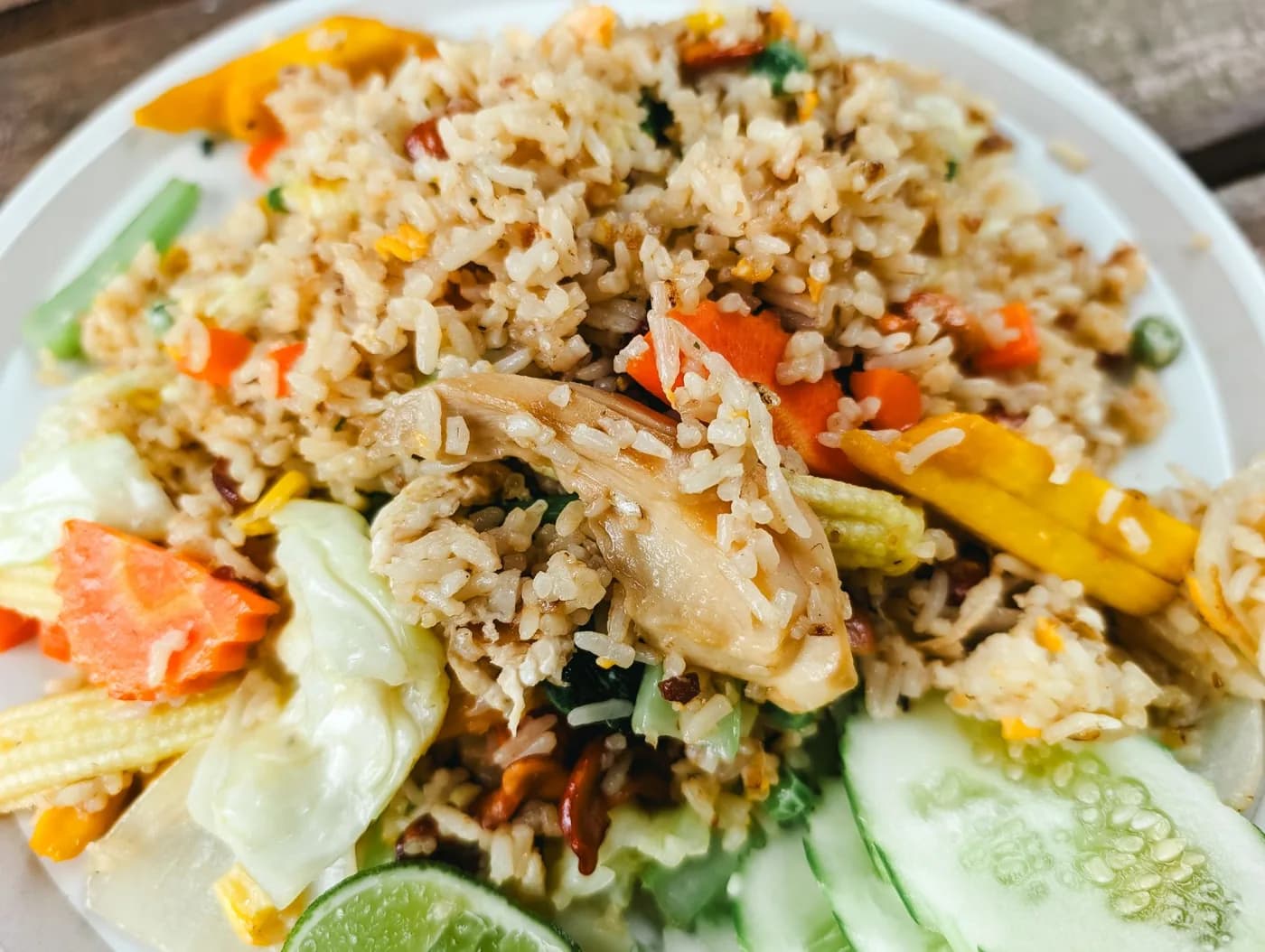 Serving inspiration for Crispy Chicken Fried Rice
