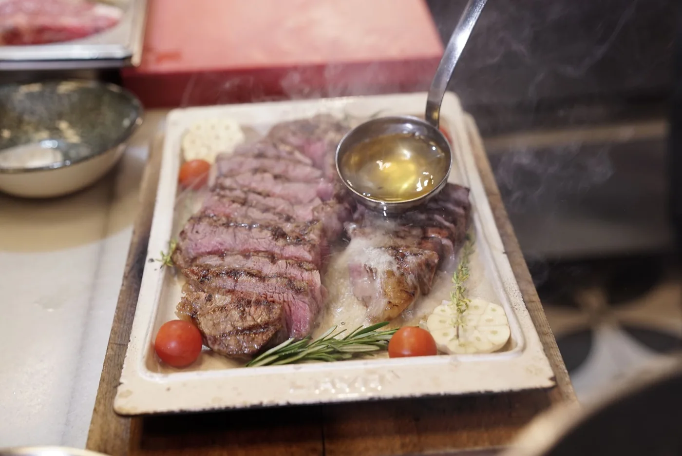 Serving inspiration for Garlic Butter Steak Bites