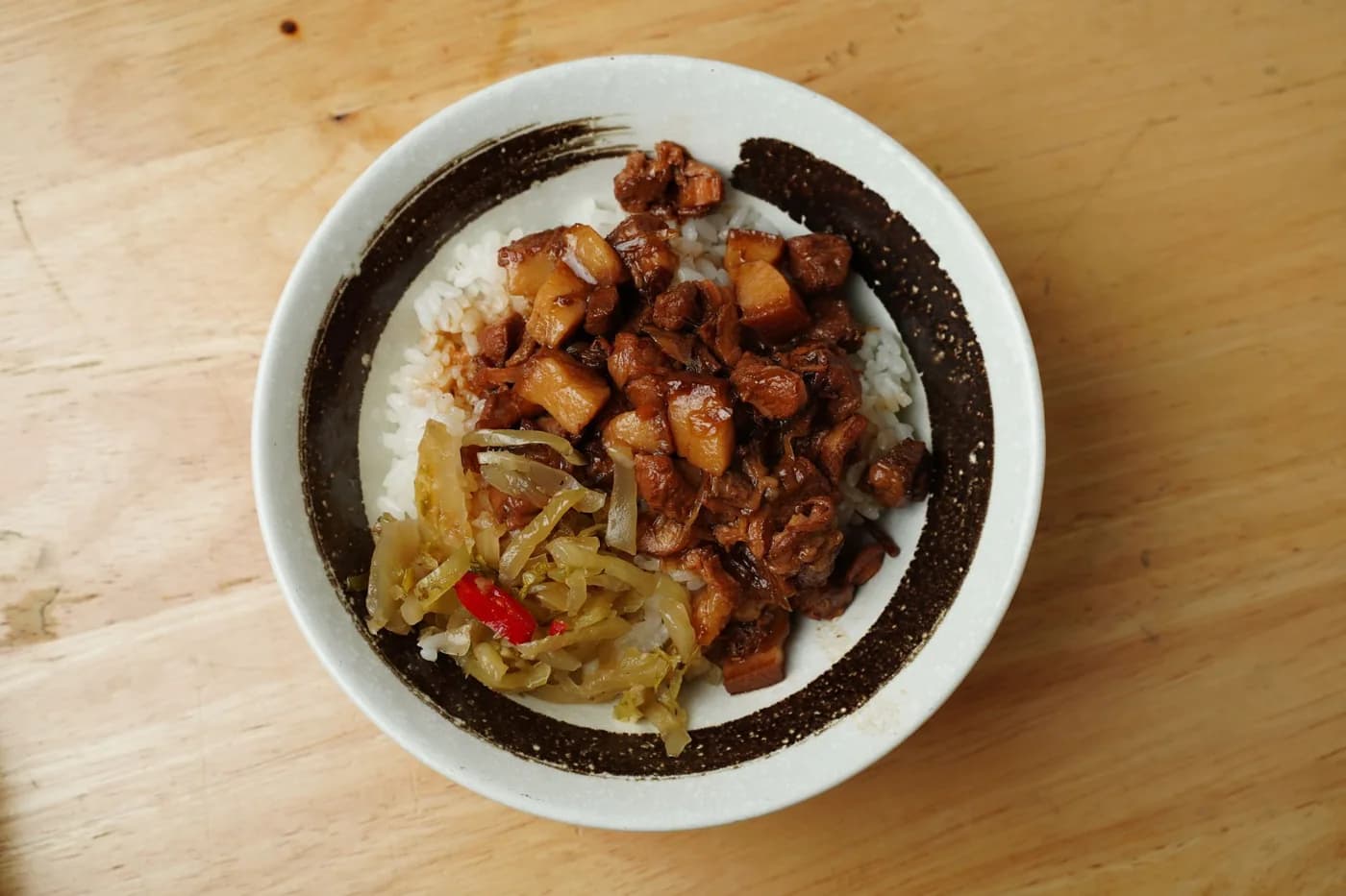 Serving inspiration for Ginger Pork Cabbage Rice Bowls