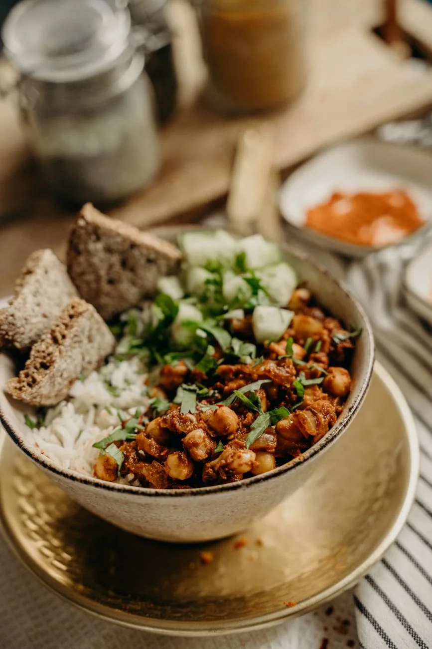 Serving inspiration for Lemon Quinoa Chickpea Feta Bowls