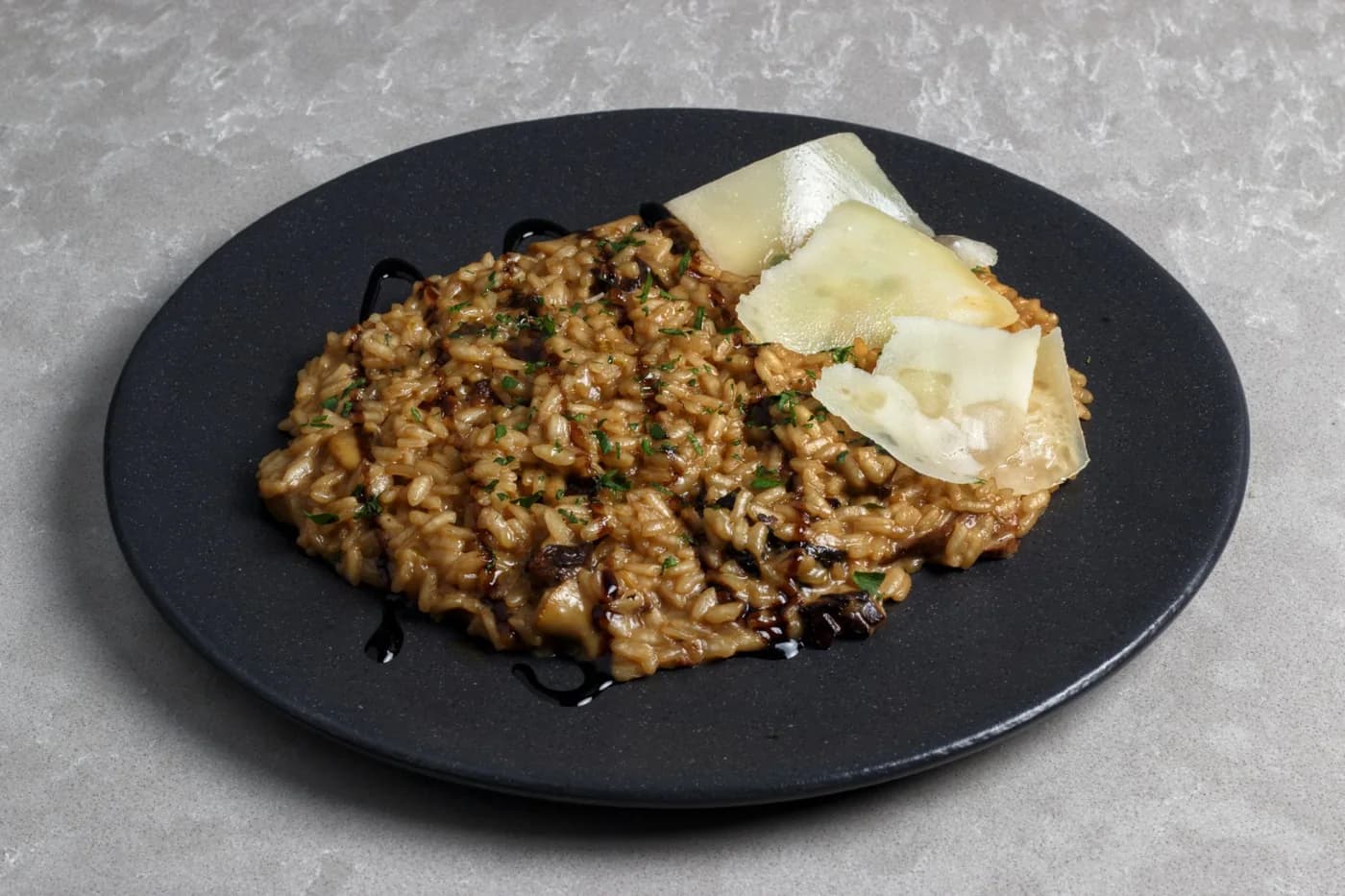 Serving inspiration for Mushroom Parmesan Farro Pot