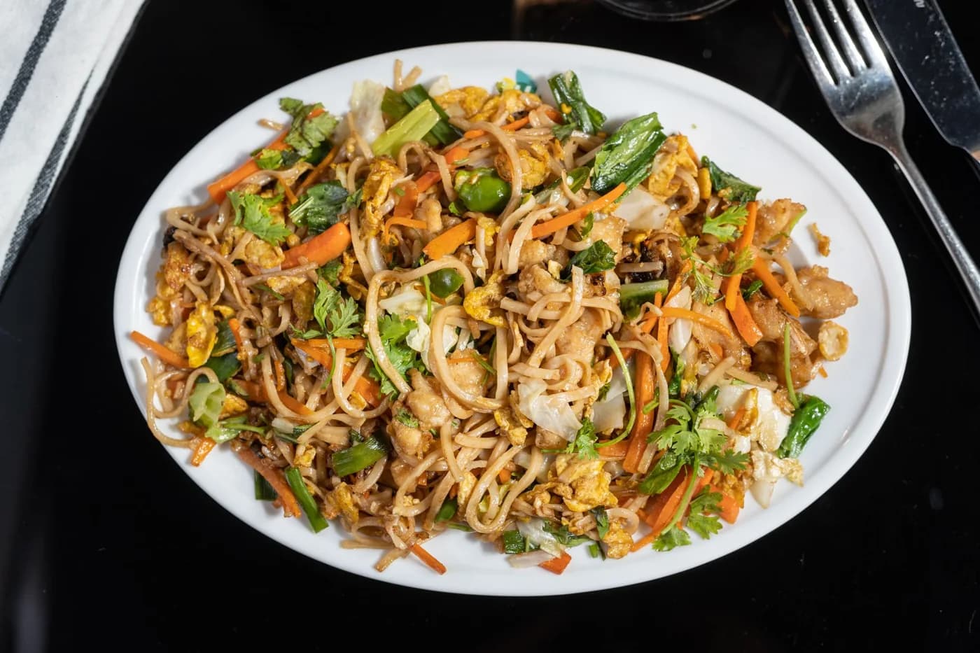 Serving inspiration for Peanut Chicken Noodle Toss