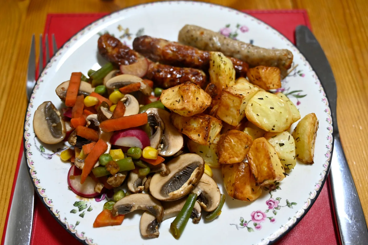 Serving inspiration for Sheet-Pan Sausage and Potatoes