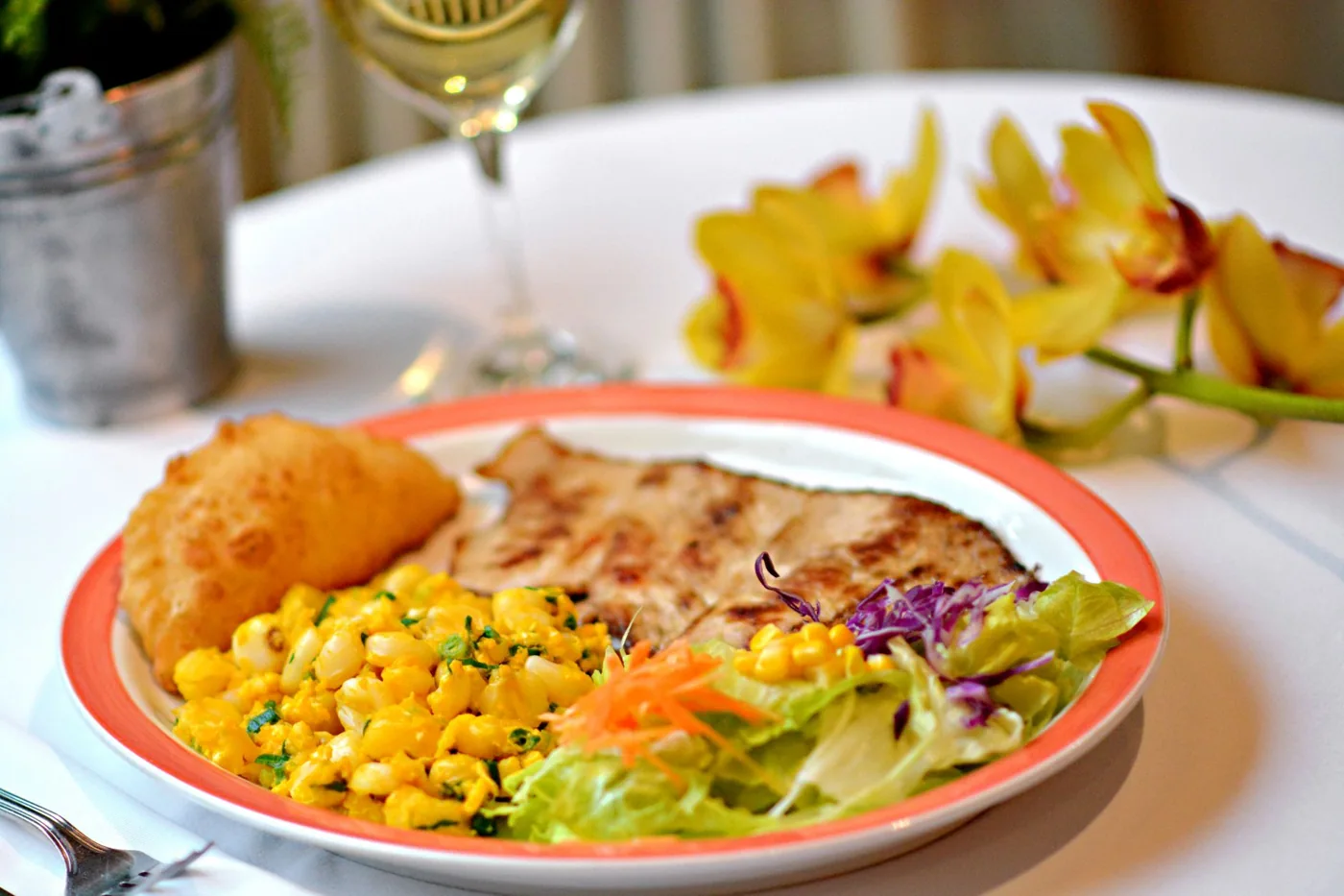 Serving inspiration for Smoky Chicken Corn Skillet