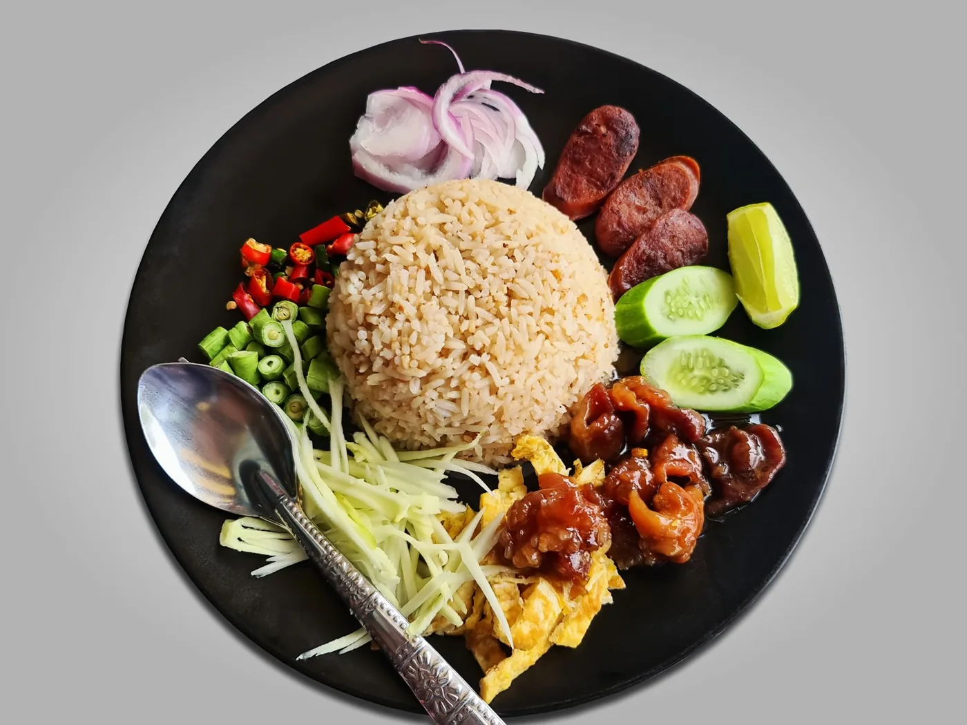 Serving inspiration for Smoky Sausage Corn Rice