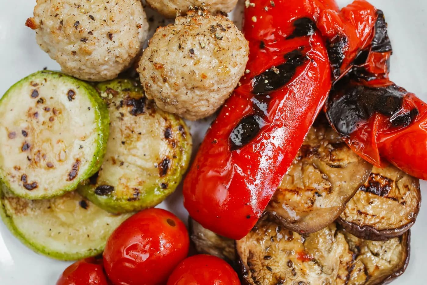 Serving inspiration for Turkey Zucchini Feta Patties
